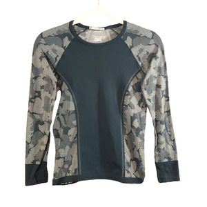 Athleta Girl Power Up Seamless Stretchy Long Sleeve Athletic Shirt Size L / 12